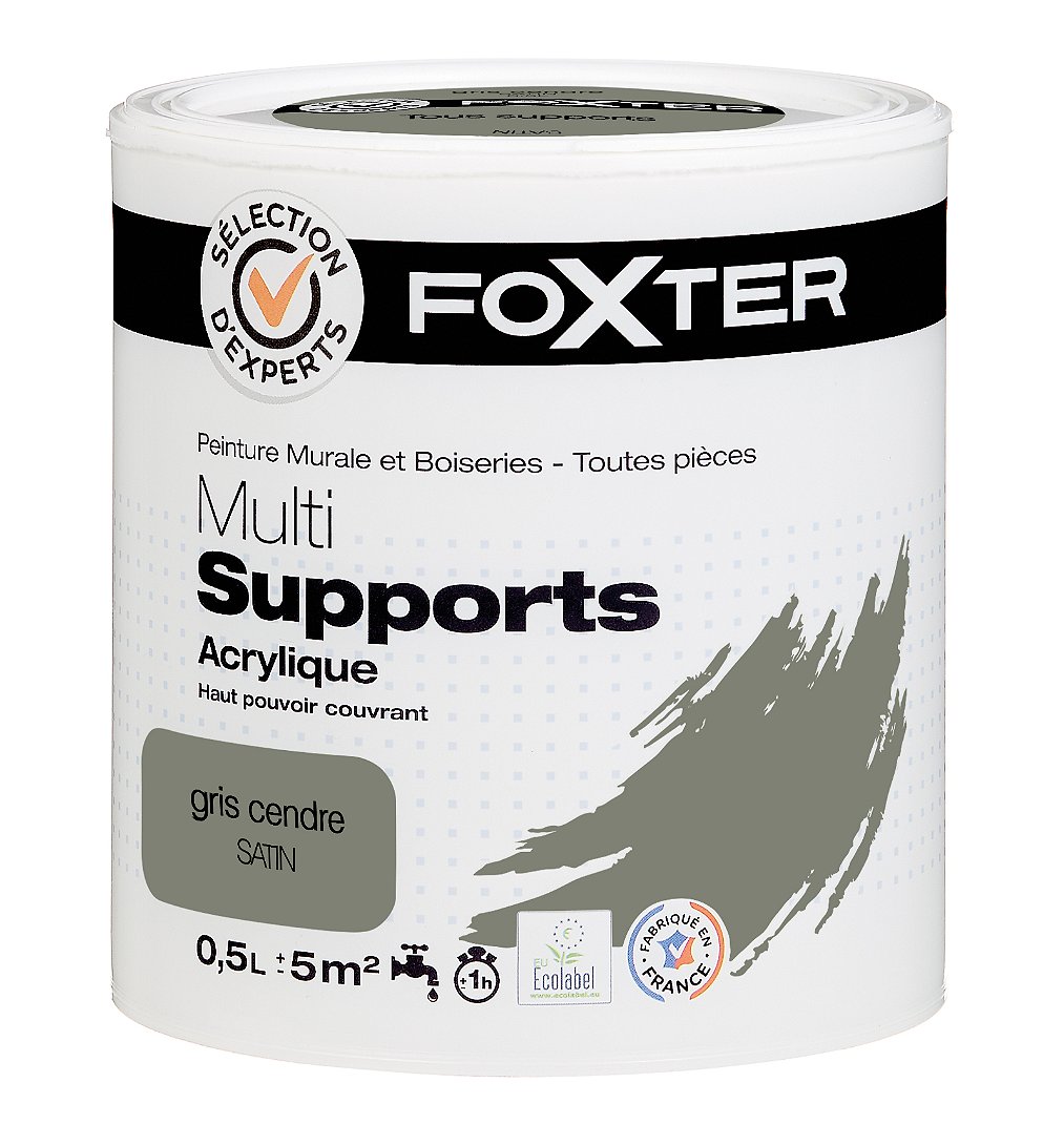 Peinture Extérieure Multi-Matériaux V33 Déco LAB Gris Galet Satin Pas Cher