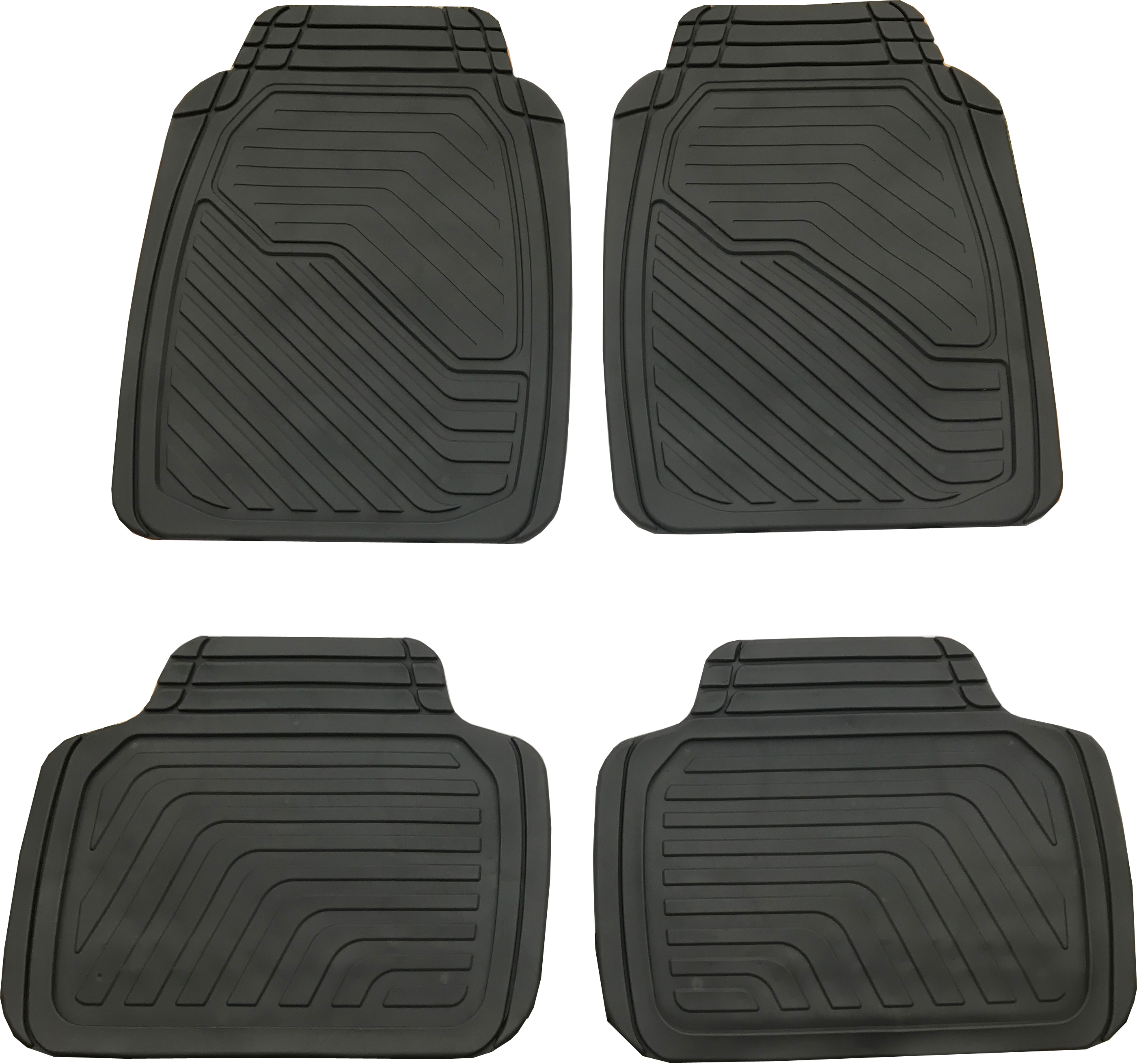 Tapis Voiture Utilitaires Tapis De Sol Caoutchouc PETEX - Lot De 2