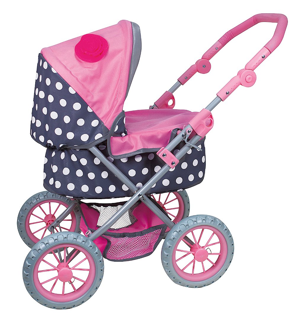 Poussette Landau Jumeaux pour Poupée - BAYER DESIGN - Gris/Rose - Fille - A  partir de 3 ans - Cdiscount Jeux - Jouets