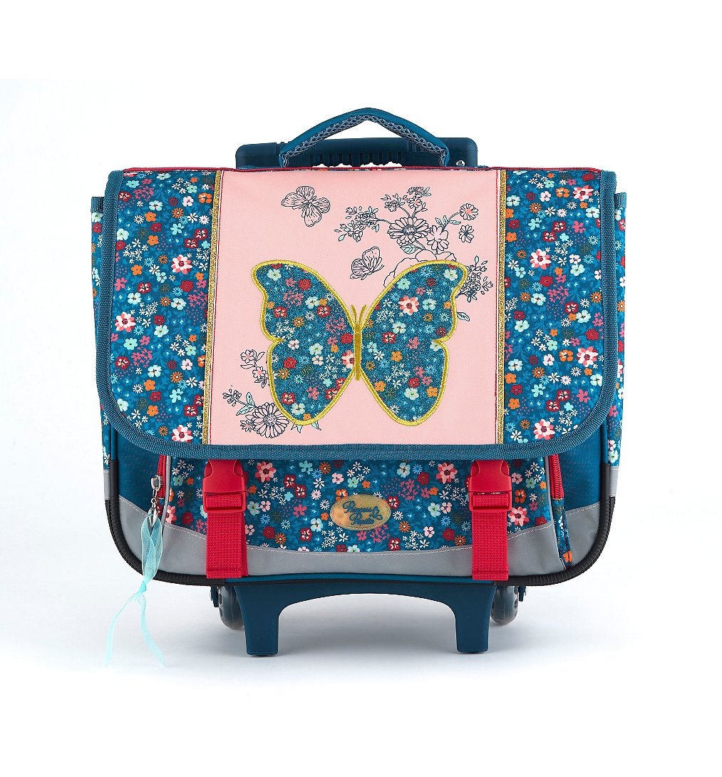 Cartable ?� roulettes 30x38x13cm Princess Papilio - S?�lection d'Experts - Esquisse au meilleur 