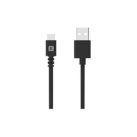 GEEK MONKEY - Chargeur secteur USB-A 2.1 + câble Micro USB - 1 mètre - Noir
