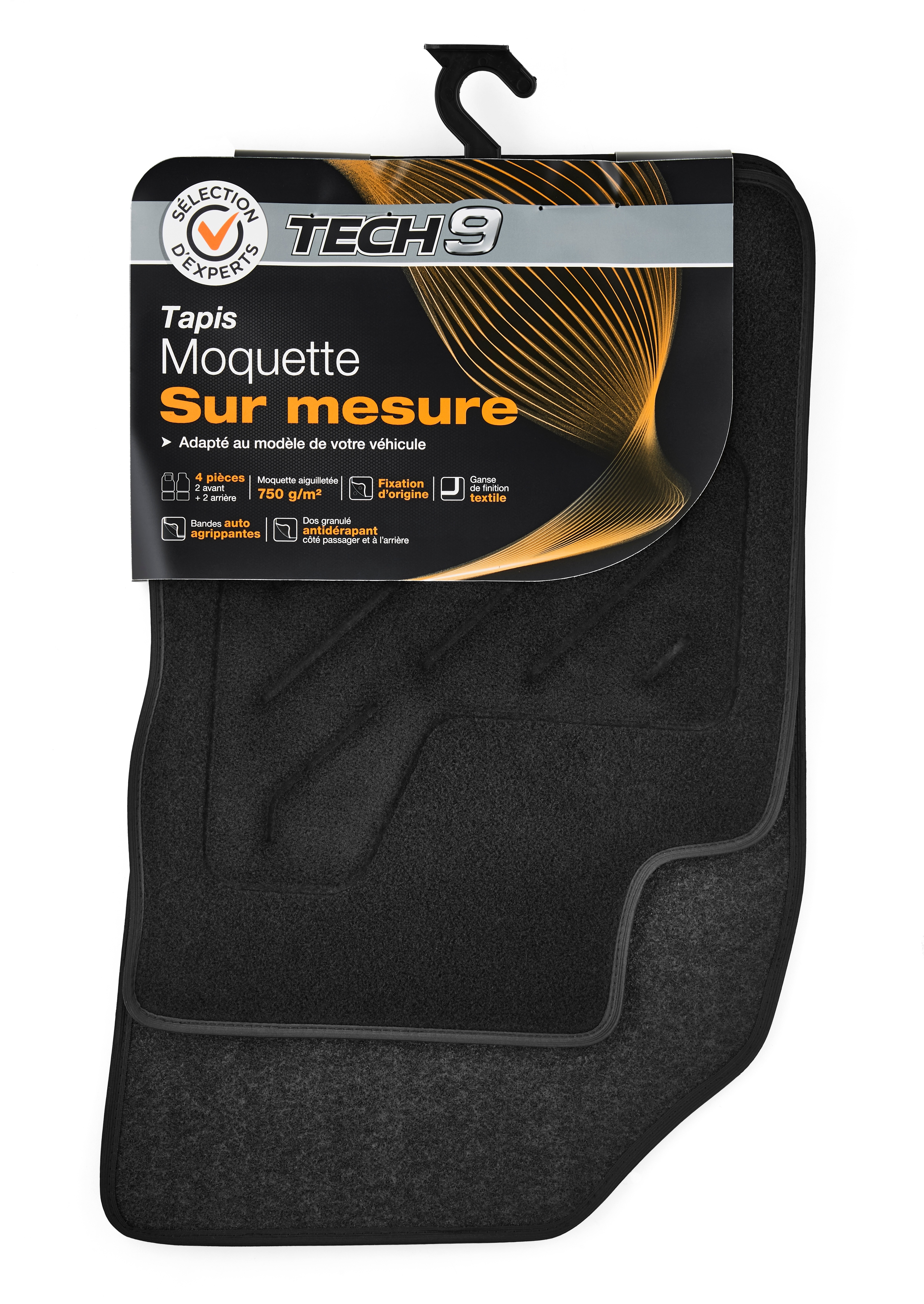 Tapis De Sol Pour Citroen C3 (2016-2024) - Sur Mesure - Lot De 4 - Tapis Voiture - Auto