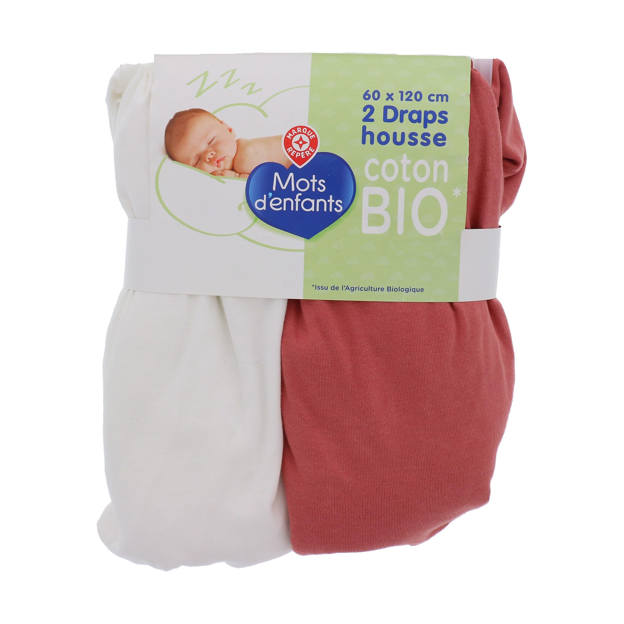 Drap-housse En Mousseline Coton Pour Lit Bébé 60x120 Cm - Lot De 2, Motif Floral, élastique Bordant, Doux Et Respirant