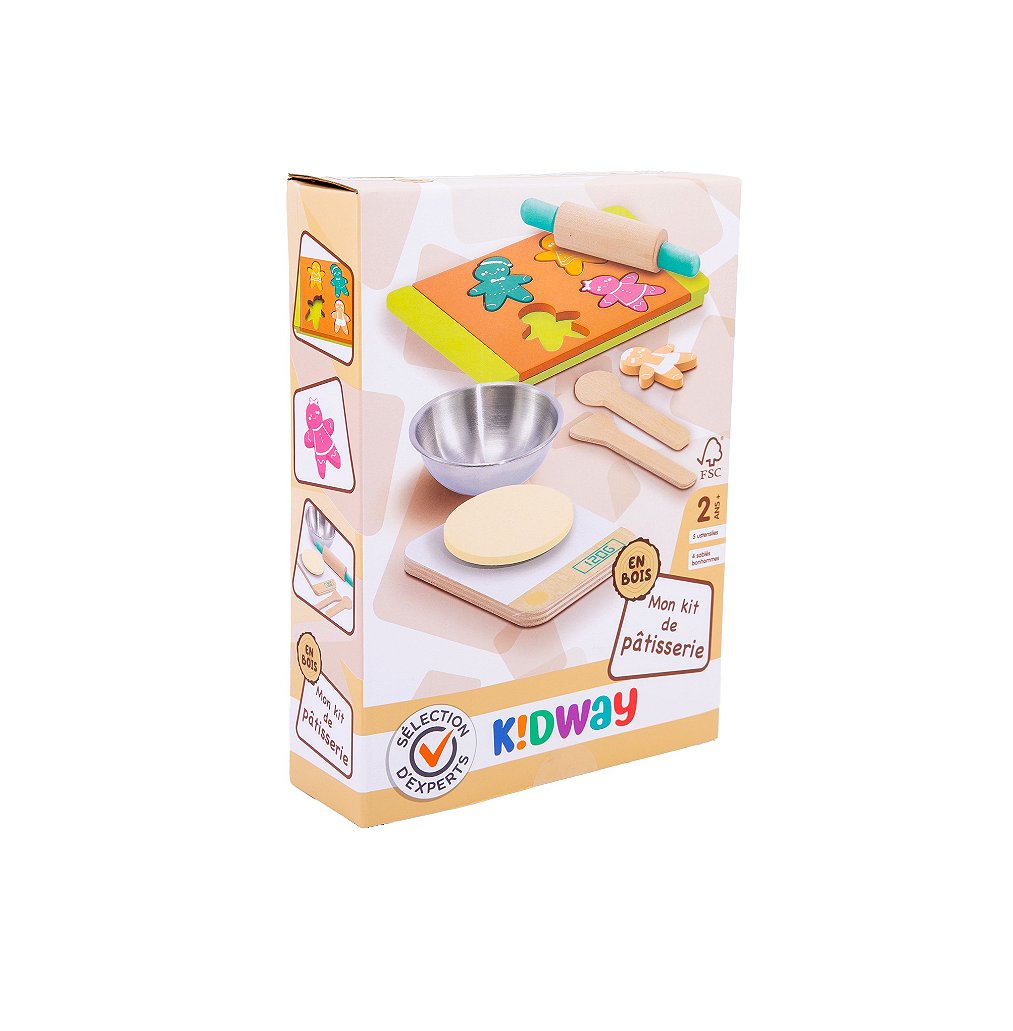 Sélection d'Experts - Kidway - Mon kit de pâtisserie - Imitation - 2 ans et  + au meilleur prix