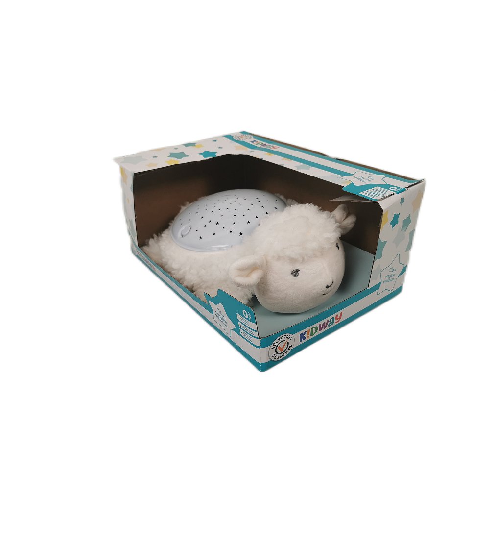 Sélection d'Experts - Kidway - Mon mouton veilleuse - Peluche veilleuse - 0  mois et + au meilleur prix