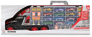 Camion Transporteur Hot Wheels Mattel : King Jouet, Les autres véhicules  Mattel - Véhicules, circuits et jouets radiocommandés