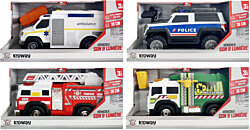 Majorette - Camion + hélicoptère de police 35 cm - Mini véhicules et  circuits - Jeux d'imagination