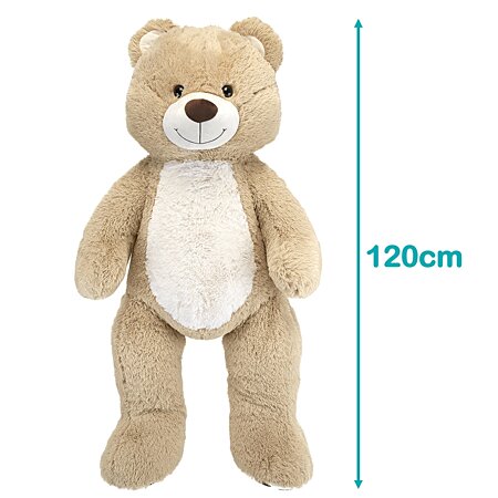 Gros ours en peluche géant de 1,8 m en peluche de 182,9 cm. L'ours