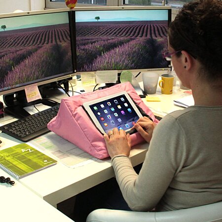 Coz-E-Reader Coussin pour support tablette tactile Couleur Rouge