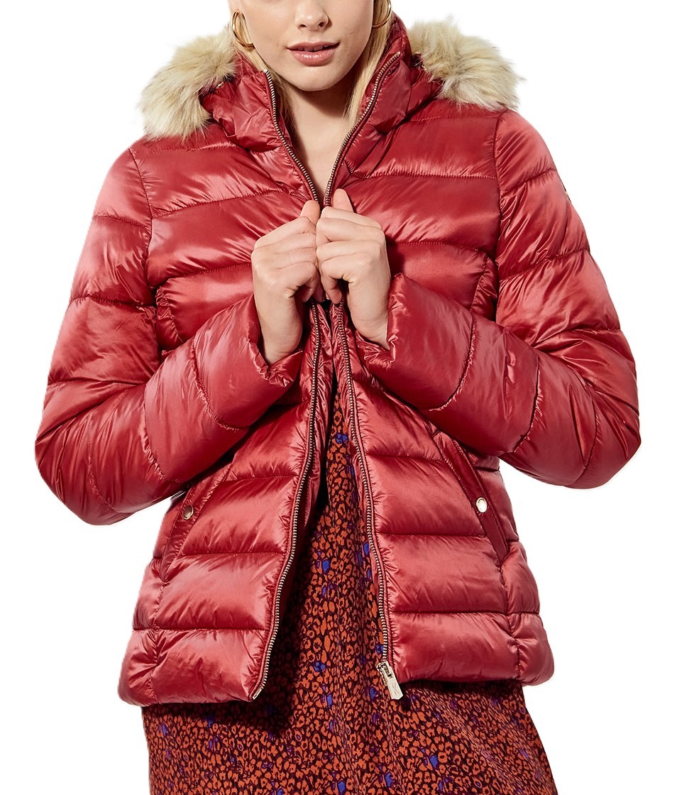 Pull Femme Rouge Kaporal - Taille S - Occasion En Très Bon état - Coupe Régulière