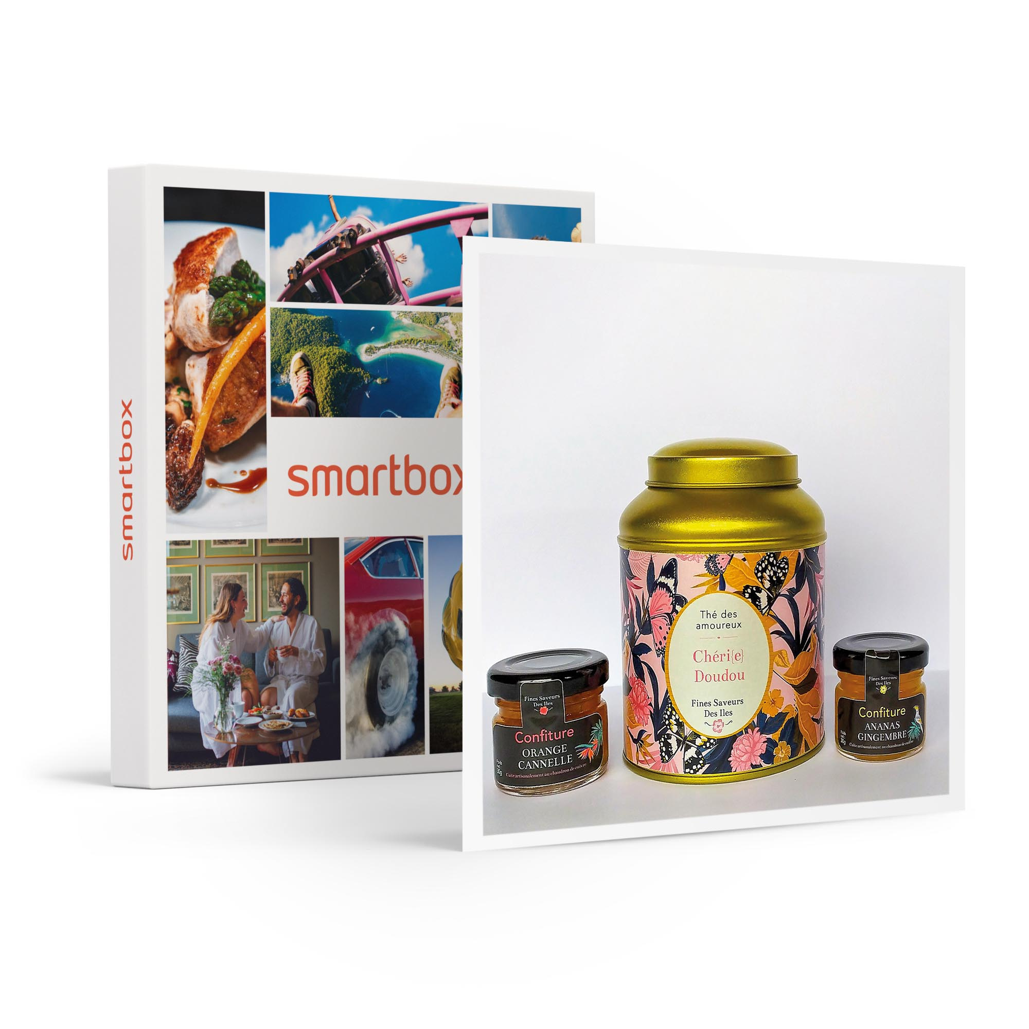 Coffret thé et confiture exotique artisanale - Smartbox