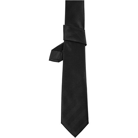Cravate Noir faux uni