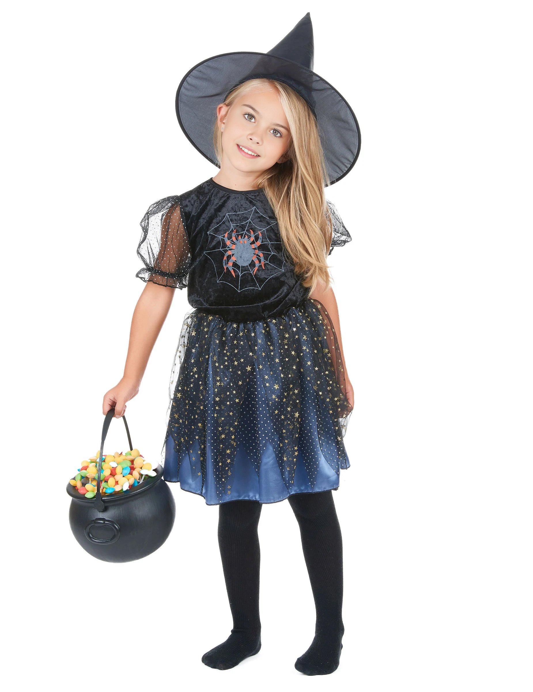 JADEO - Déguisement sorcière araignée fille, image size:1850x2400