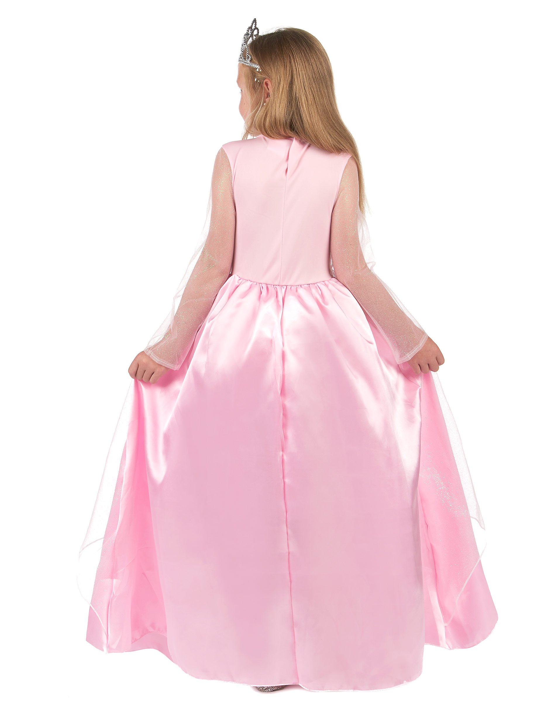 Costume Pirata Bambina Rosa Jadeo: Vestito Con Gonna A Righe E Bandana, Taglia M (7-9 Anni) - 4