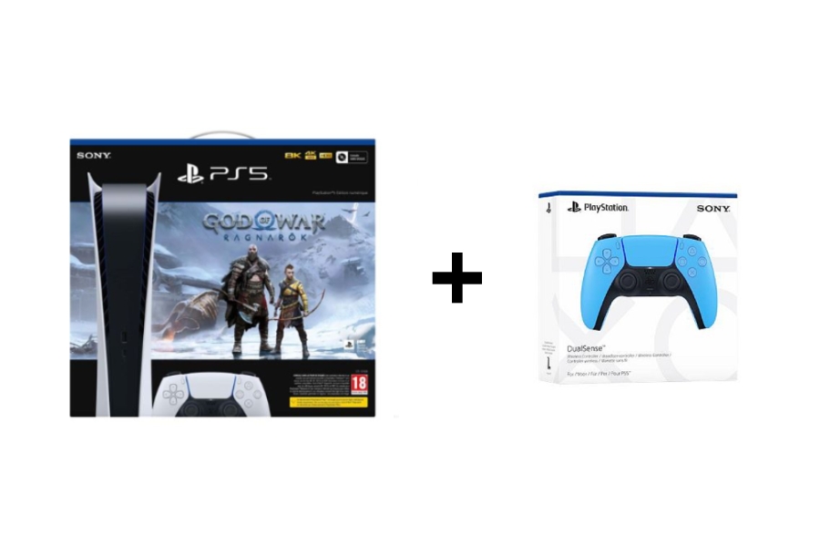 PS5 Standard + Gran Turismo 7 + GTA + Horizon Forbidden West + Cartão  Playstation Network 50€ + Comando Dualsense