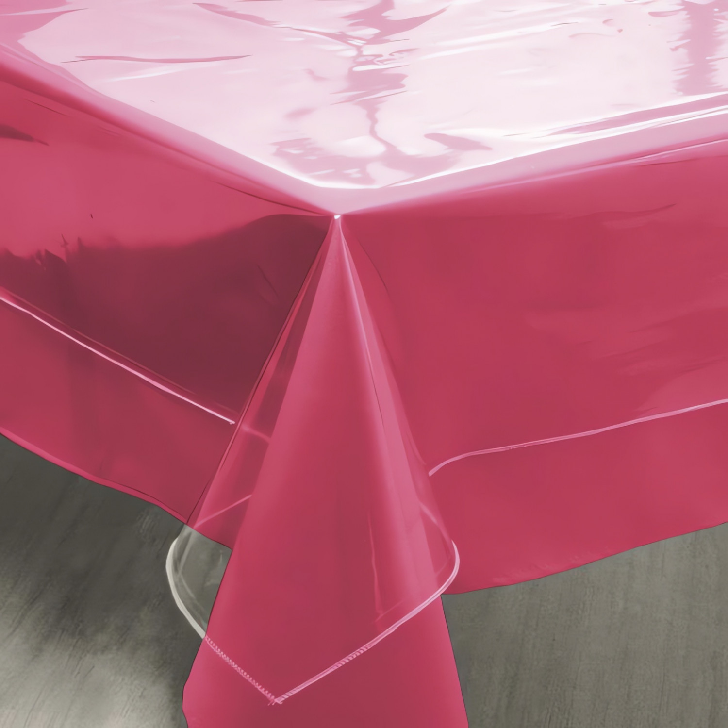 Sous Nappe Rectangle PVC Uni Blanc Soleil D'Ocre - Protection Table 140x300 Cm Imperméable Et Antidérapante