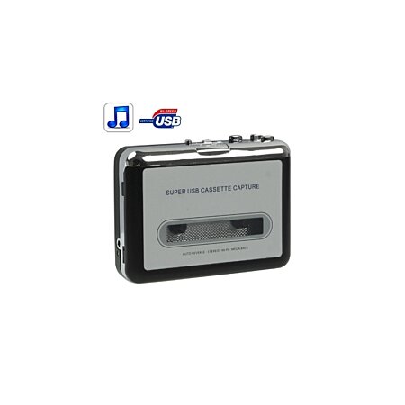 Lecteur de musique à Cassette stéréo USB, adaptateur de Capture,  convertisseur en MP3 avec haut-parleur