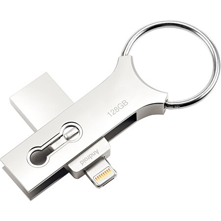 Clé USB pour Iphone Ipad U-Disk Lightning iOs 128 Go YONIS au meilleur prix