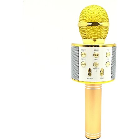 Microphone Bluetooth Haut Parleur Intégré Micro Karaoké Live Ios Android  Bleu Yonis à Prix Carrefour