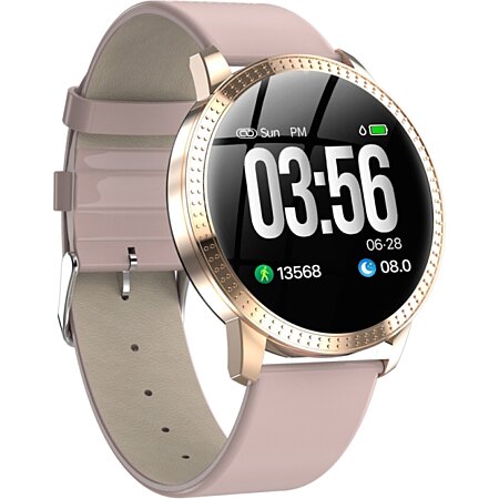 Montre Connectée Femme iOs Android Smartwatch Sport Cardio Rose YONIS au  meilleur prix