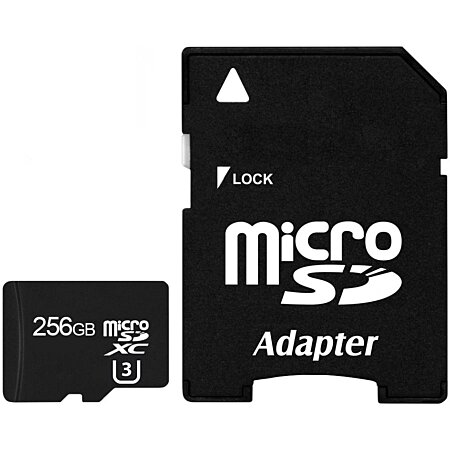 Carte Micro SD 256 Go Classe U3 Mémoire à Transfert Rapide Adaptateur  Fourni YONIS au meilleur prix