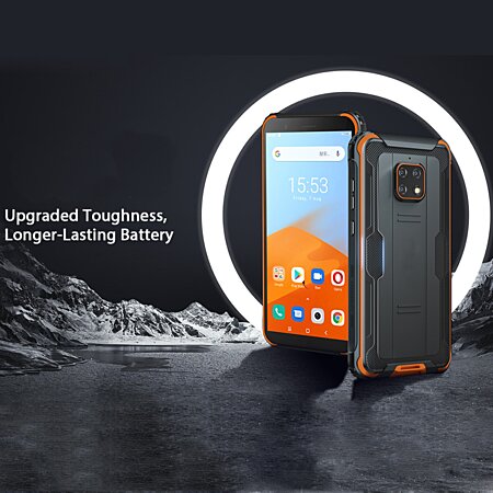 Smartphone incassable android 10 dual sim 4g gps étanche ip69 3go+
