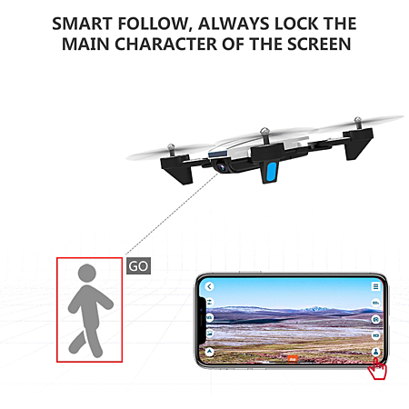 5 avis sur Drone pliable 4K Wifi double caméra quatre axes 360°flips avec 2 batteries décollage/atterrissage à une touche -Noir - Drone Photo Vidéo 5 avis sur Drone pliable 4K Wifi double caméra quatre axes 360°flips avec 2 batteries décollage/atterrissage à une touche -Noir - Drone Photo Vidéo