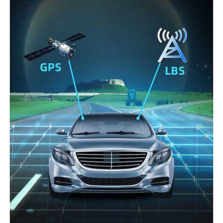 Traceur GPS Voiture 4G Solaire Étanche Longue Autonomie Android