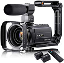 Caméscope Vidéo 4K 48MP Zoom 16x Tactile 3'' WiFi Vision Nocturne YONIS
