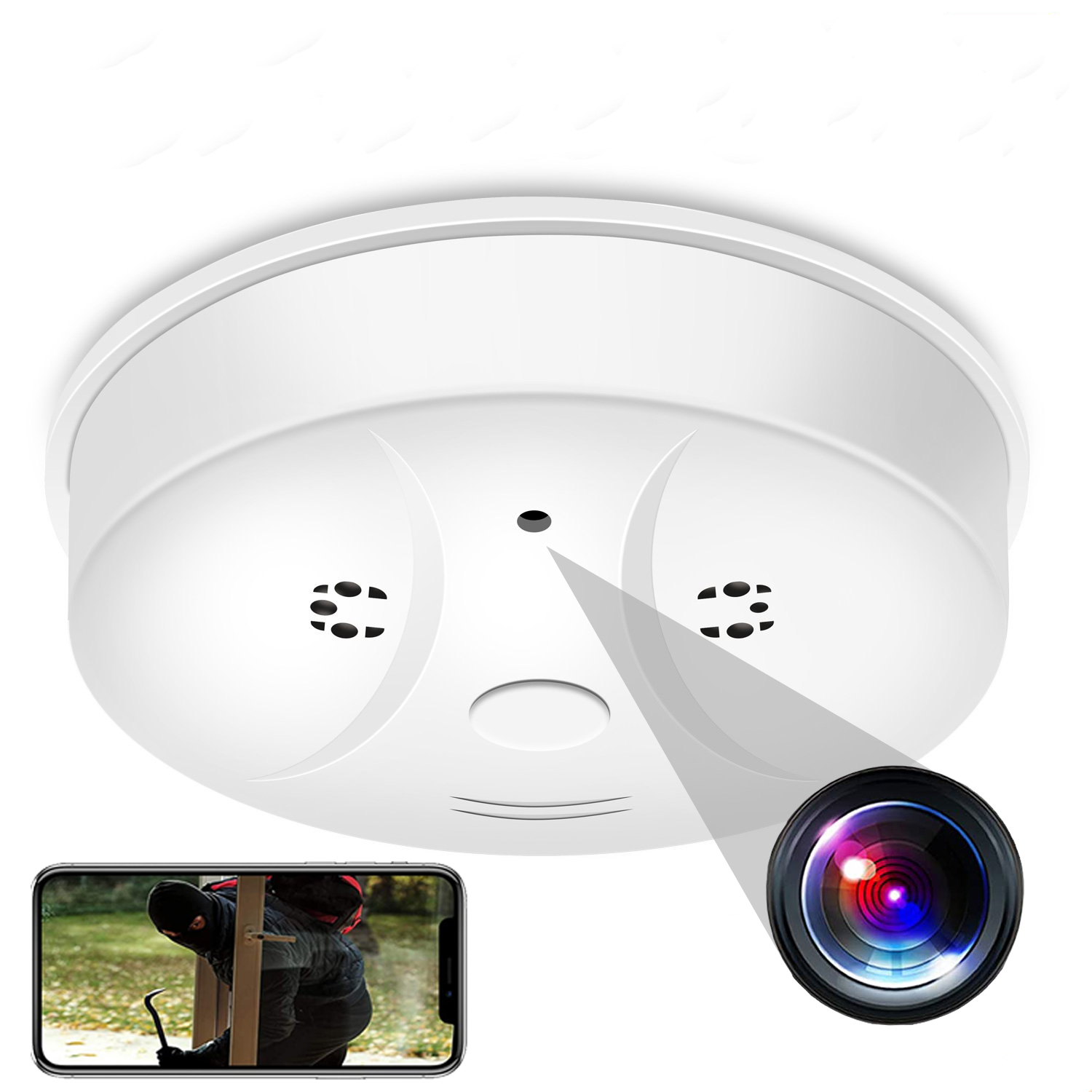 Mini Camera Espion sans Fil HD 1080P Spy Caméra de Surveillance WiFi avec  Vision Nocturne et Sport Detecteur,Caméra Video Surveillance de Sécurité  Bébé sans Fil Hidden Caméra Interieur/Exterieur (A) : : High-Tech