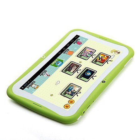Tablettes educatives YONIS Tablette Tactile Enfant Jouet Éducatif 7'  Android Jelly Bean Yokid Verte 8 Go + SD 4Go