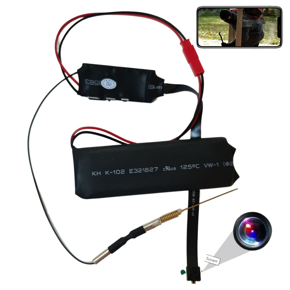 Mini Caméra Espion WiFi P2P TotalCadeau Avec Détection De Mouvement - Neuf