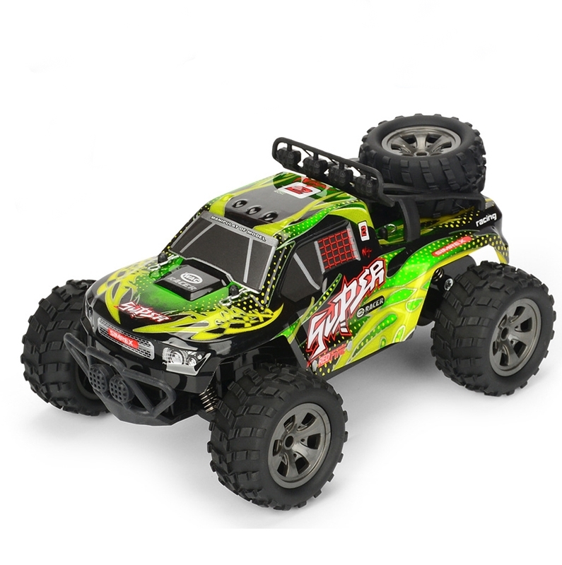 Voiture Radiocommandée Tout Terrain 4x4 RC 45Km/h 1:16 Phare LED Vert YONIS  au meilleur prix