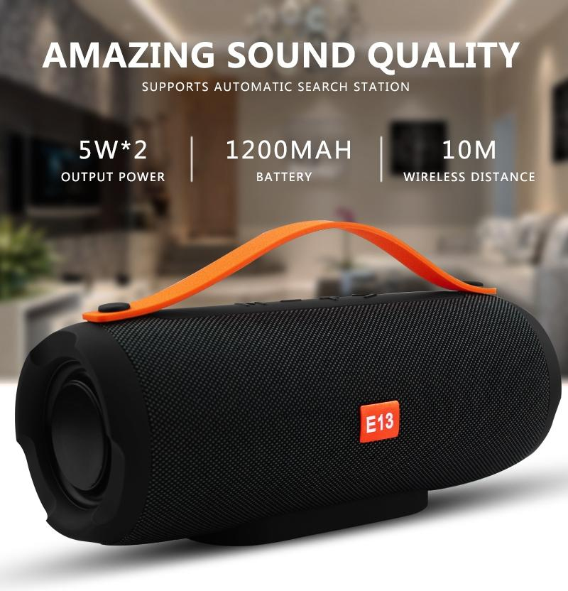 Enceinte Bluetooth Portable EonoSound 2 - 40W, Basses Puissantes, Autonomie 24h - Stéréo, étanche