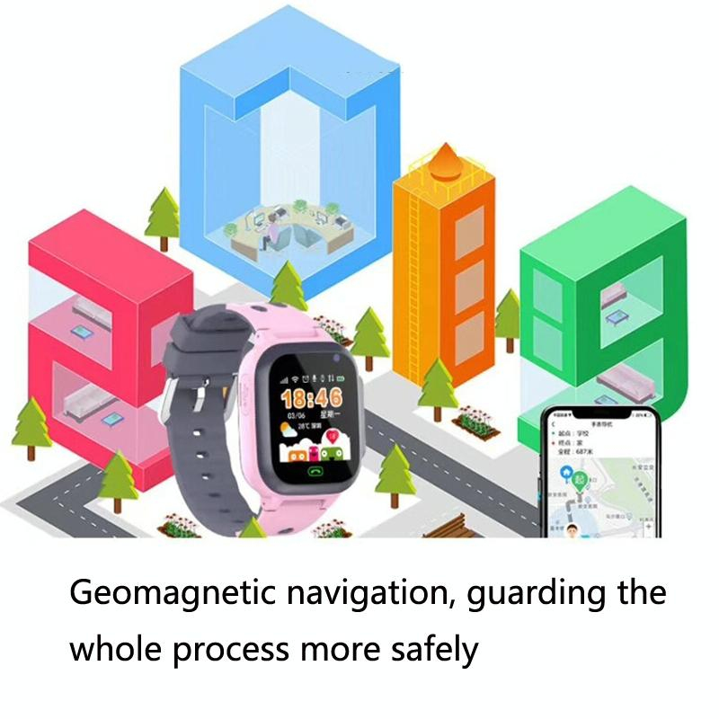 Montre Connectée Enfant GPS 4G - Appels, SOS, Chat - Étanche IP68 - Pour 4-12 Ans - Cadran 1.44" - Cadeau Garçon/fille (Rose)