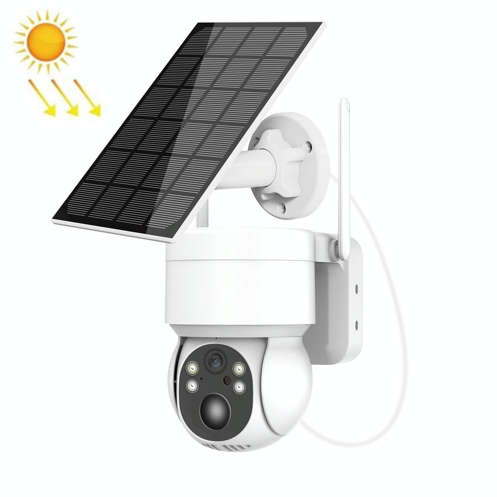 Caméra solaire 4G HD 1080P IP étanche avec vision nocturne et détection de mouvement - Surveillance Discount
