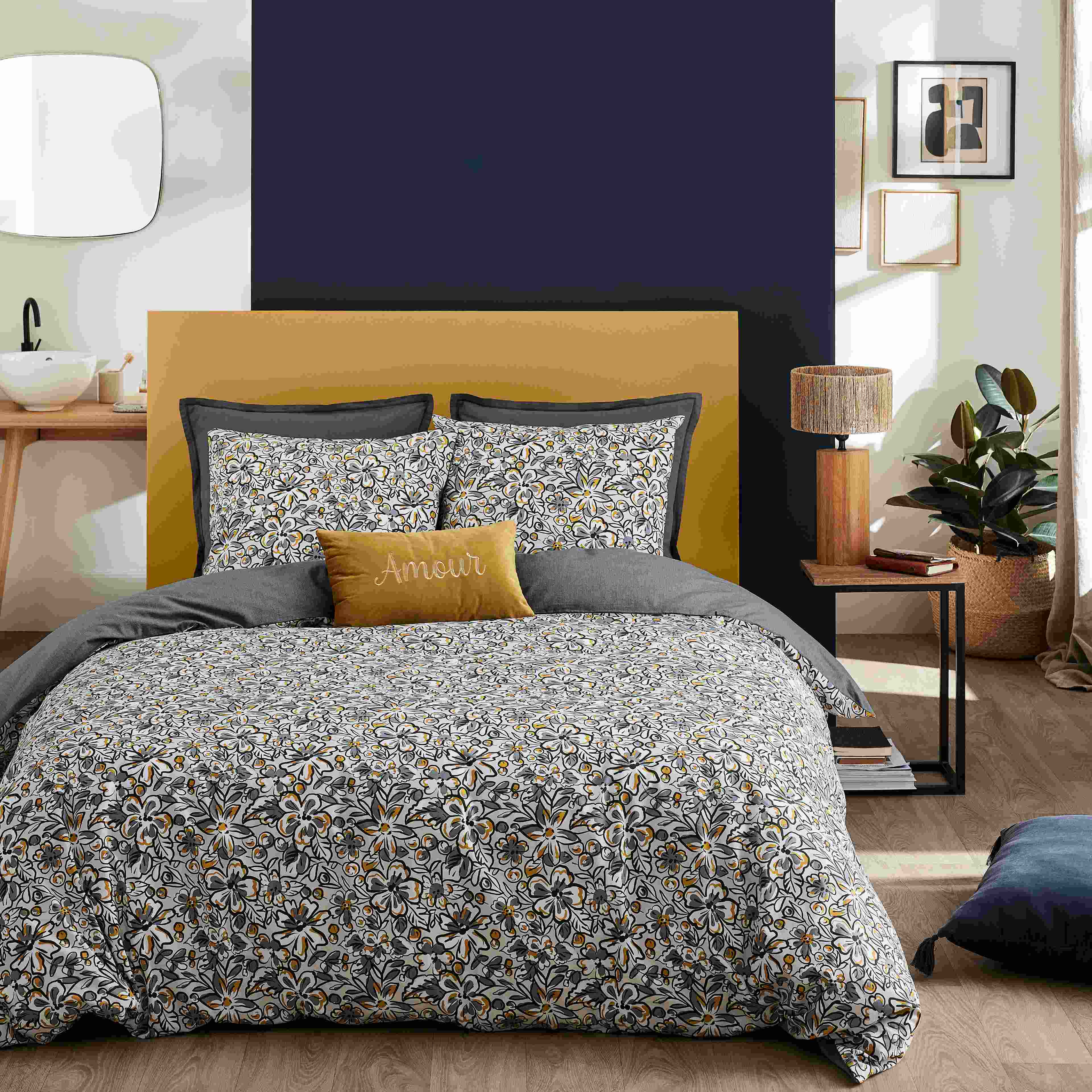 Parure De Lit Karl Lagerfeld : Housse De Couette 240x220 + 2 Taies D'Oreiller - Neuf