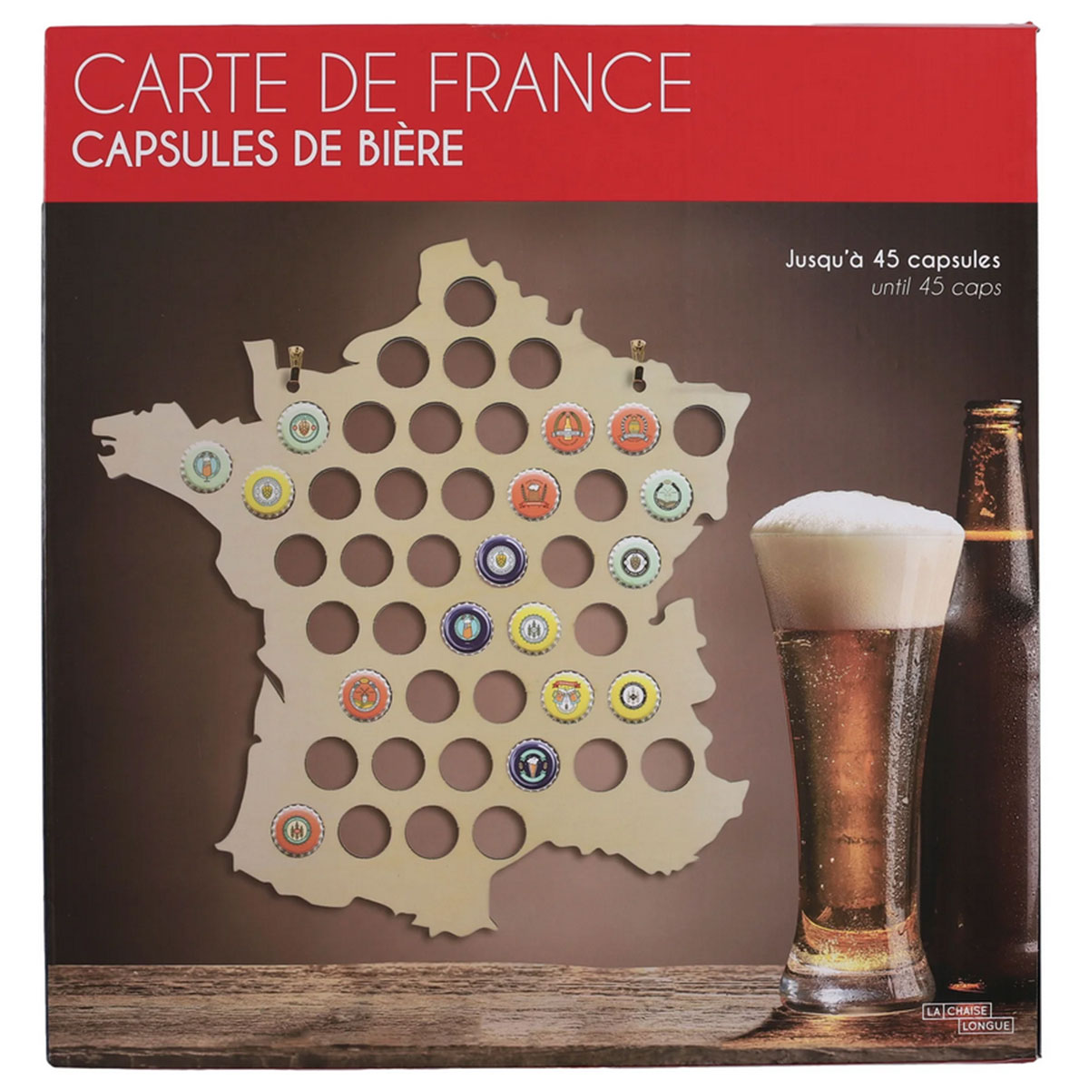 5 feuilles de capsules de collection, 35 compartiments sur chaque page, pour bouteille de champagne, bière, couronne. Recharge de pages XL