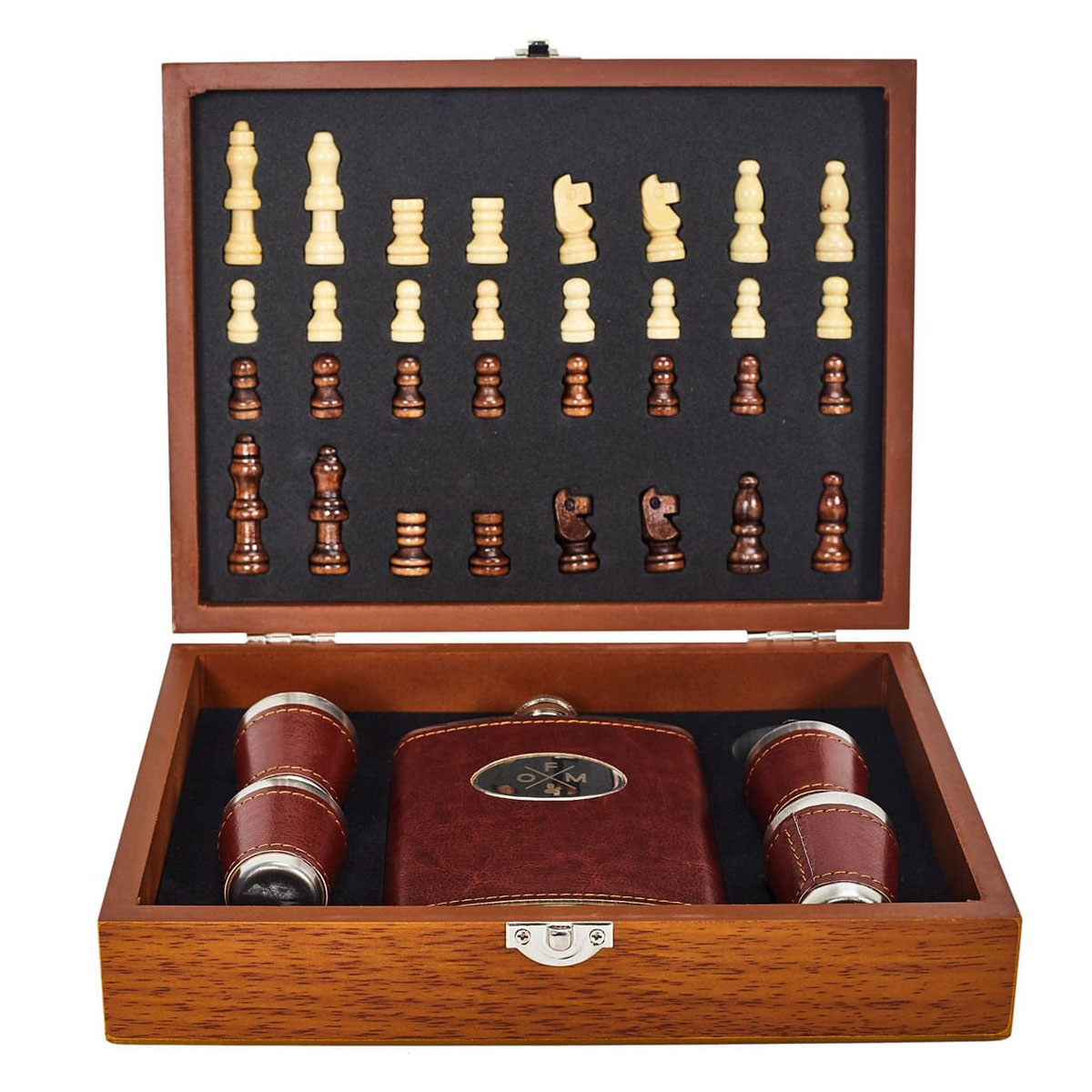 Coffret jeu d'échecs noir et marron - Jeux - Billards Toulet