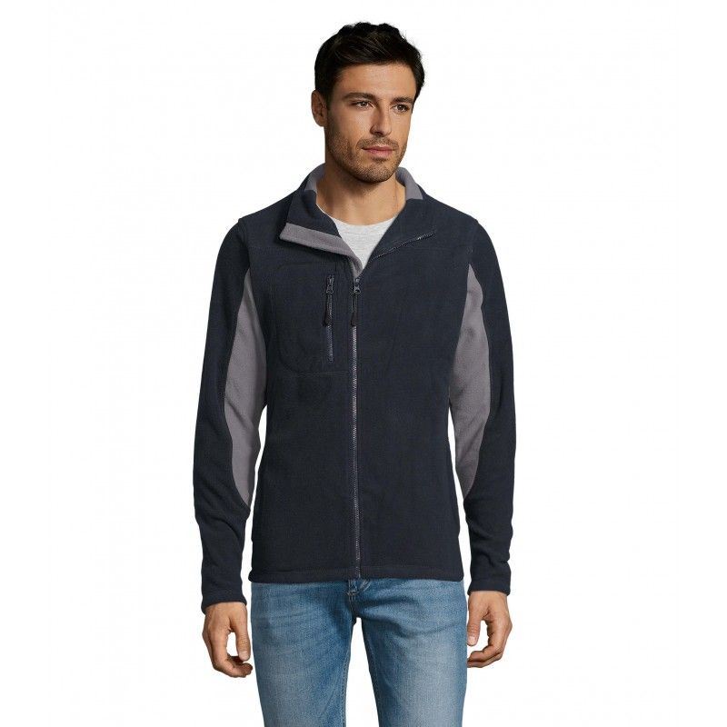 Sol’S North Veste Polaire Homme Micro Polaire Anti-Bouloche - Coupe Cintrée Avec Poches Zippées