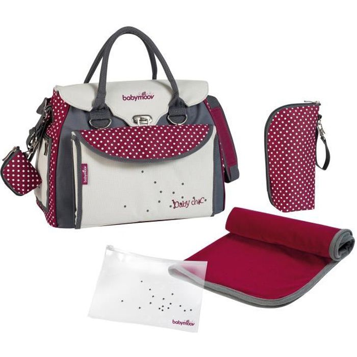 Babymoov Baby Chic Sac a Langer avec Bandouliere Plan a Langer