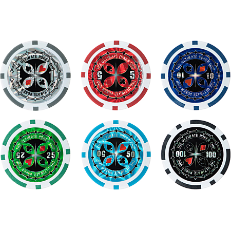Ensemble de jetons de poker HEITOK avec dénominations, 300 pièces de 11,5 g - Jetons numérotés professionnels avec étui en aluminium comprenant 5 dés et 2 jeux de cartes pour le Texas Ensemble de jetons de poker HEITOK avec dénominations, 300 pièces de 11,5 g - Jetons numérotés professionnels avec étui en aluminium comprenant 5 dés et 2 jeux de cartes pour le Texas