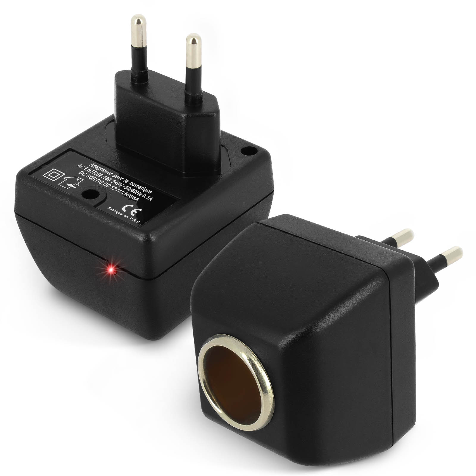 Accessoire : Chargeur 230V/12V - 500mA