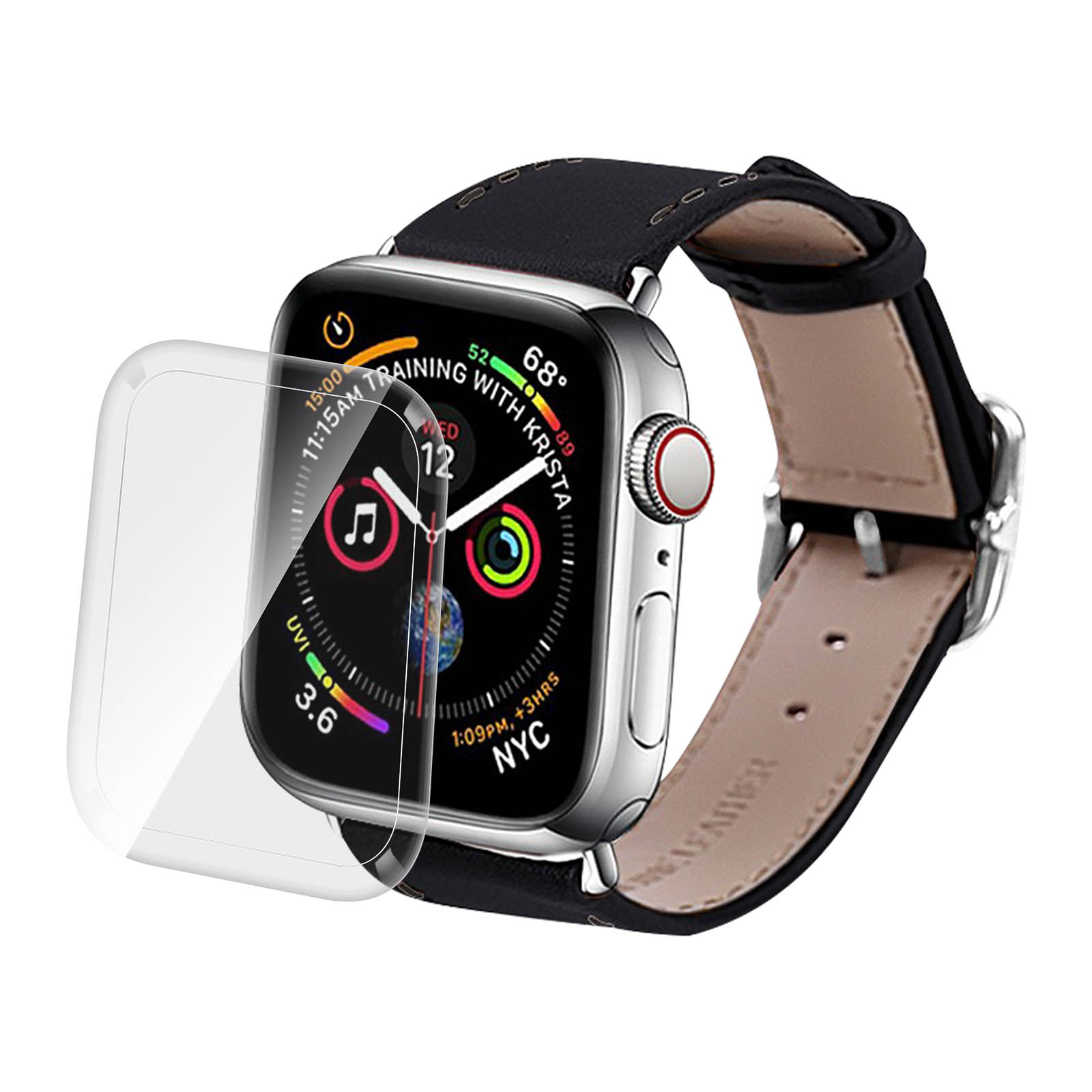 Film Apple Watch 40mm Protection cran Verre Tremp 9H Incurv 3D