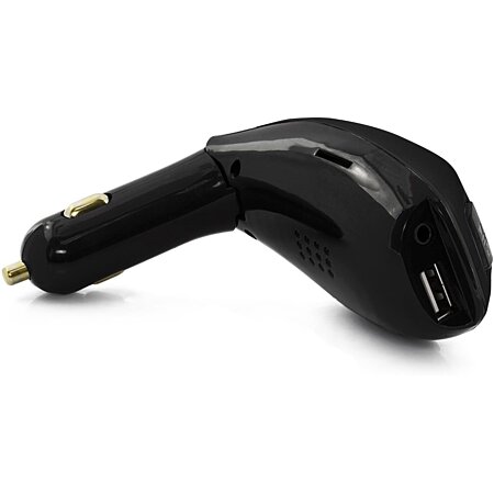 Kit mains libres Auto Bluetooth Chargeur Allume-cigare Port USB Carte SD  Noir au meilleur prix