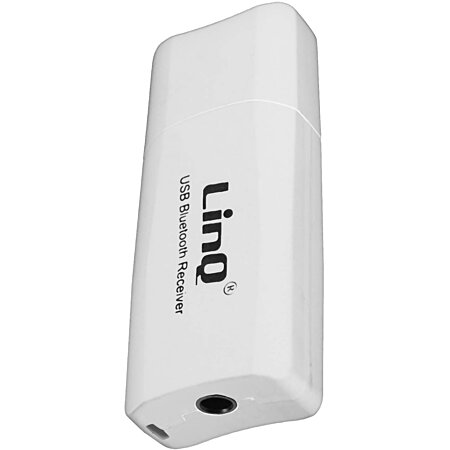 Adaptateur audio Bluetooth USB / Jack 3.5mm Fonction kit mains libres LinQ  Blanc au meilleur prix