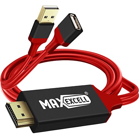 Câble USB Femelle MHL Vers HDMI Mâle + USB Mâle HD 2K Max excell
