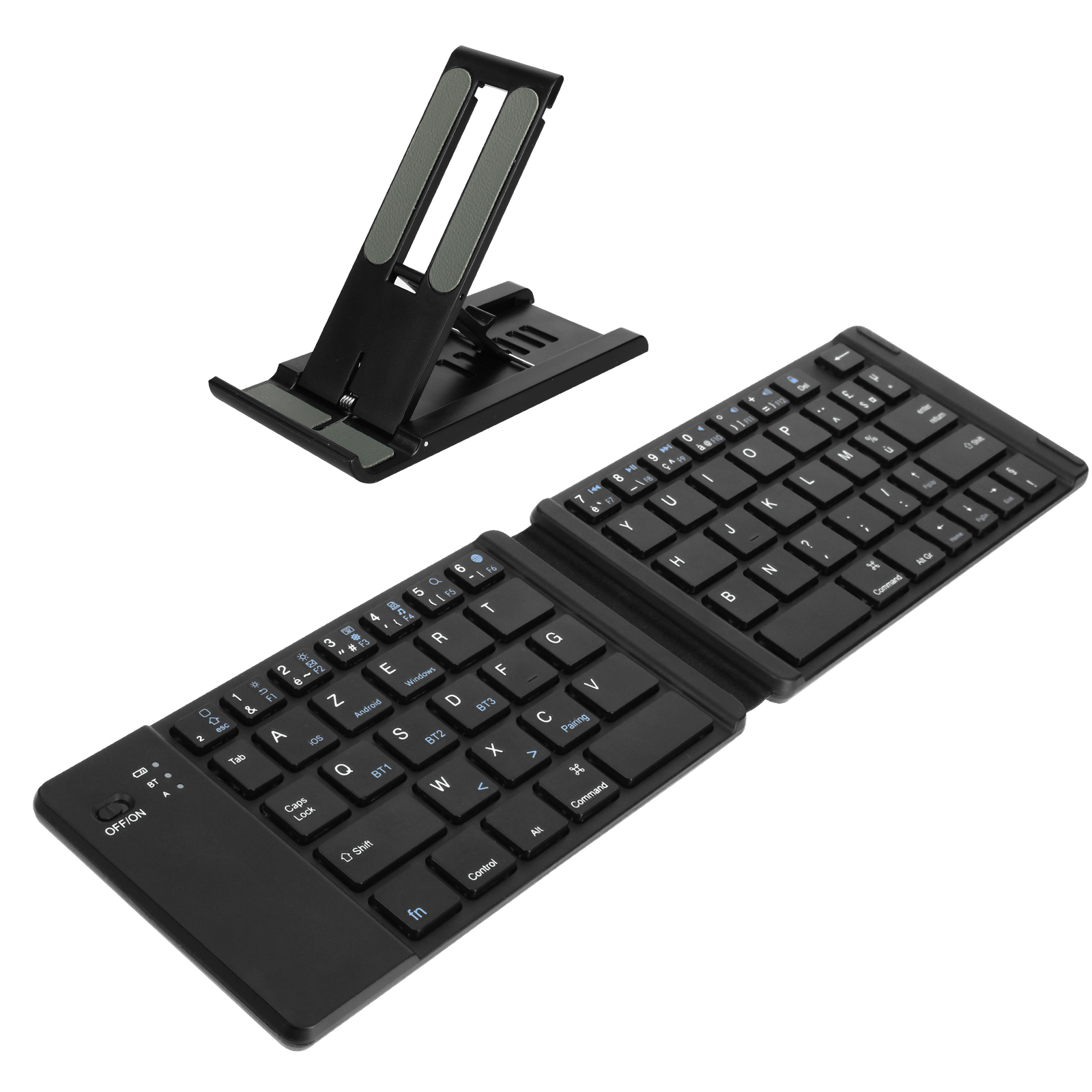 Mini clavier Bluetooth Français / Arabe pour PC et Android Akor CL400FAR, Claviers étrangers