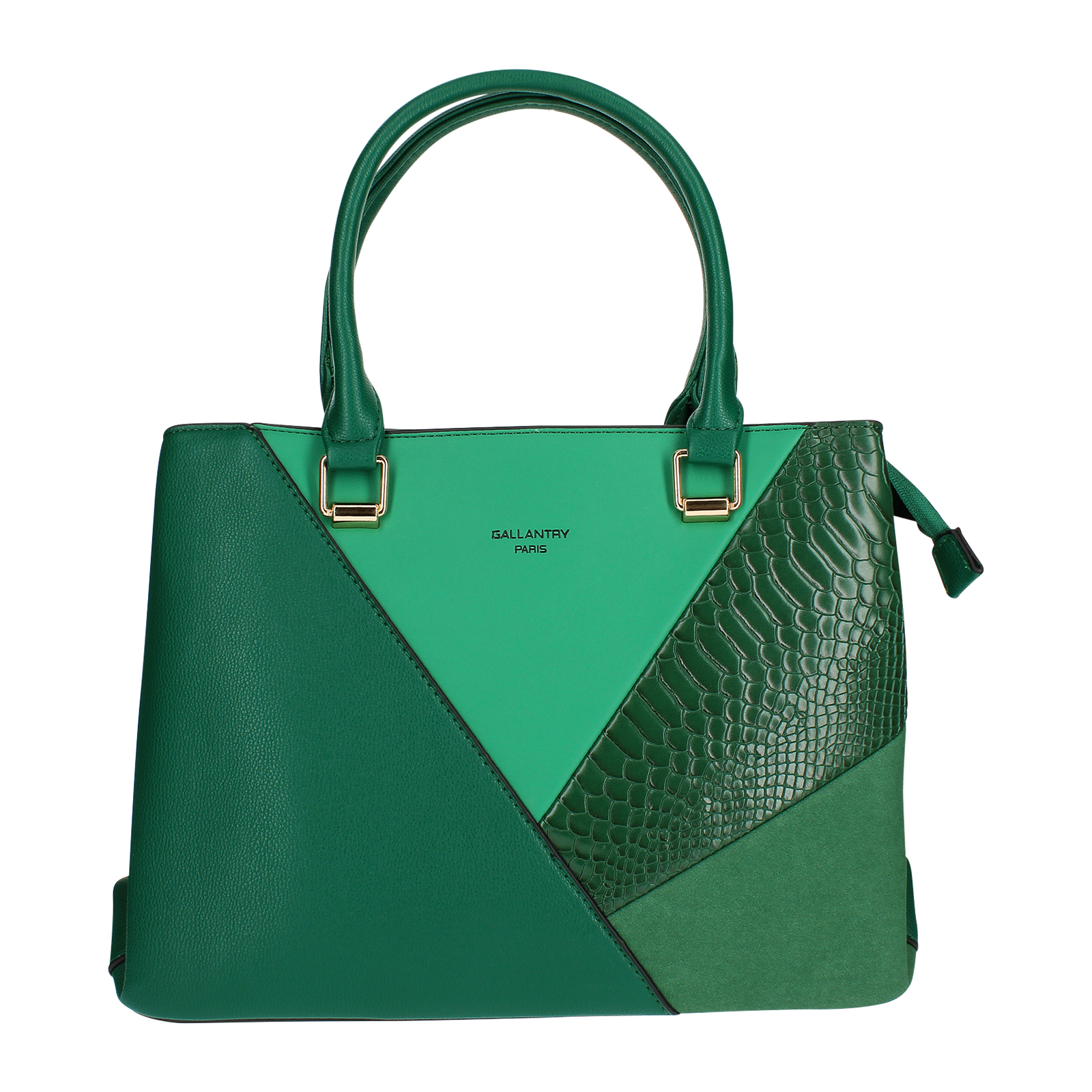 Grand Sac à Main Style Seventies Psychédélique - Suédine Verte Et Violette - Neuf Avec étiquettes