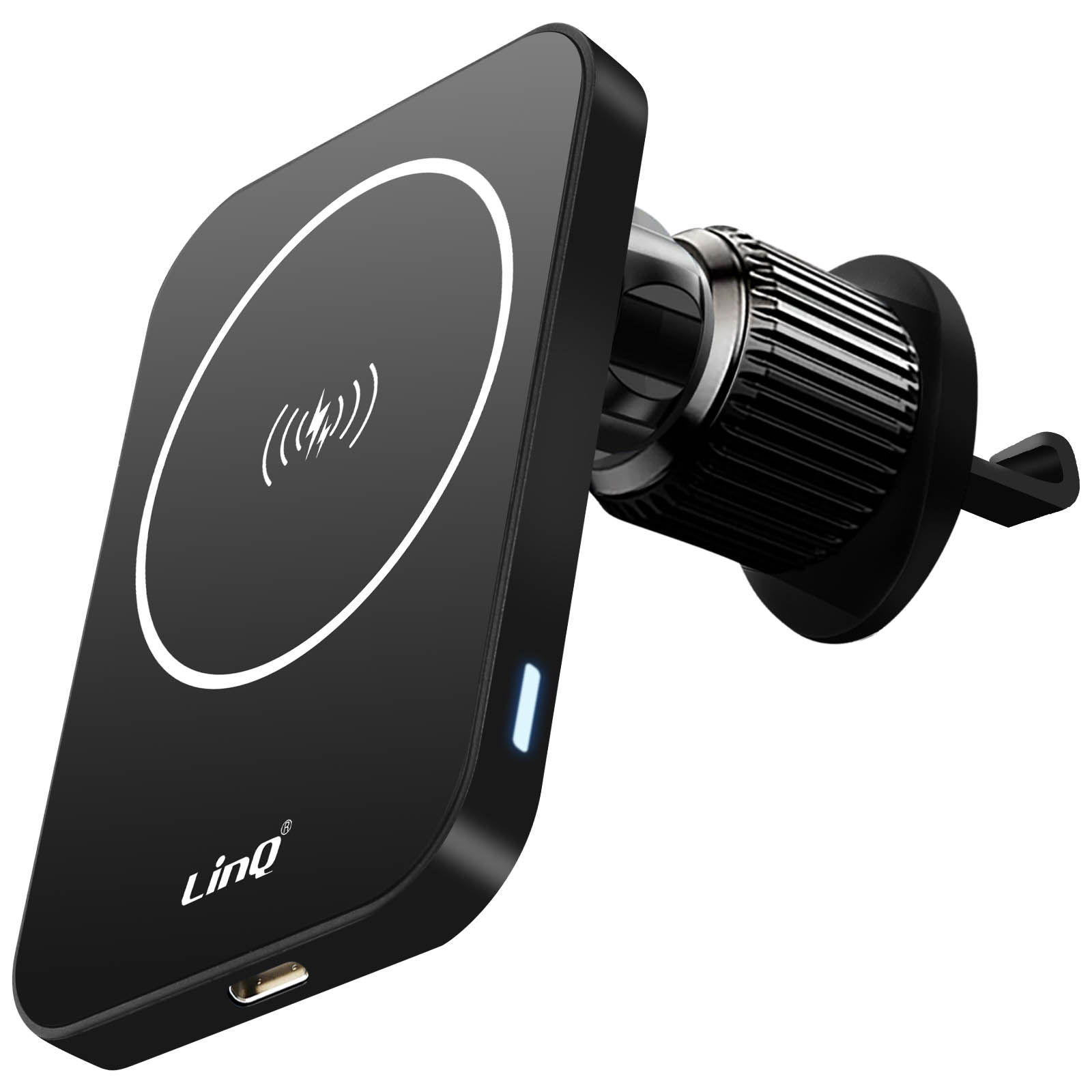 Support Voiture Magnétique Charge Rapide 15W - Ventouse Gel Puissante 360° - IPhone 12 à 16 & Android